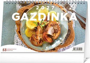 NOTIQUE Stolový kalendár Gazdinka 2027, 23,1 x 14,5 cm
