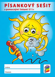 Písankový sešit s pomocnými linkami 511+