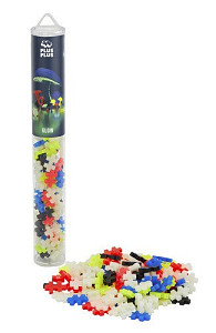 Plus-Plus stavebnice tuba - Glow Mix 100 dílků