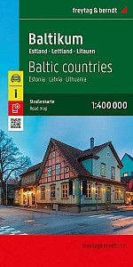 Pobaltské státy 1:400 000 / automapa