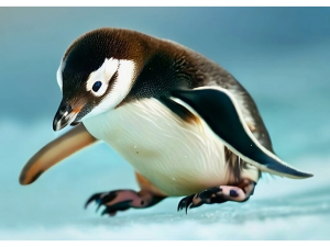 Pohlednice 3D Pinguino AI