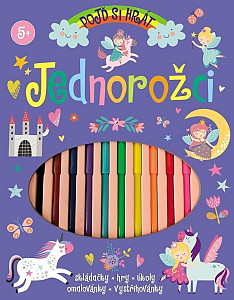Pojď si hrát Jednorožci - Skládačky, hry, úkoly, omalovánky, vystřihovánky