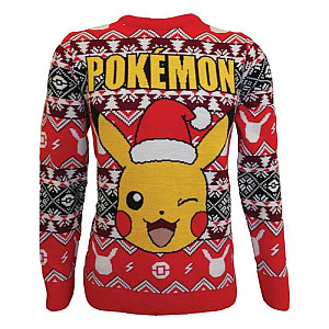 Pokémon vánoční svetr - Pikachu (velikost L)
