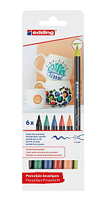 Popisovač na porcelán EDDING 4200 - sada 6 svěžích barev
