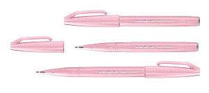 Popisovač Pentel Brush Sign Pen - světle růžový