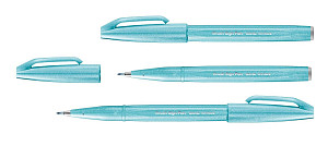 Popisovač Pentel Brush Sign Pen - světle tyrkysový
