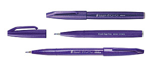 Popisovač Pentel Touch Brush - fialový