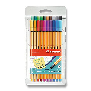Popisovač STABILO point liner 88 sada 20 ks