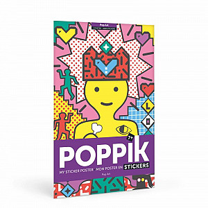 Poppik Samolepkový plakát - Pop Art