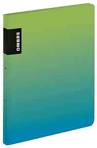 Pořadač PP A4 2kr. OMBRE zelená