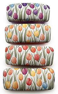 Pouzdro na brýle - Tulipány (mix)