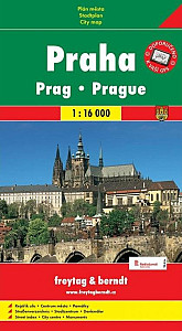 Praha 1:16 000 plán města
