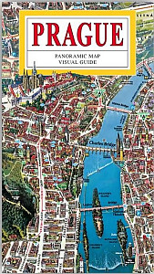 Praha - Panoramatická mapa velká / anglicky