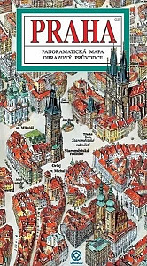 Praha - Panoramatická mapa / česky