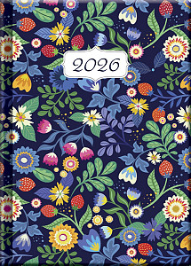 Praktik denní diář 2026 - Jahody