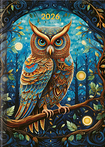 Praktik denní diář 2026 - Sova