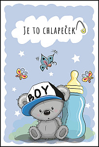 Přání K - K narození dítěte - kluk