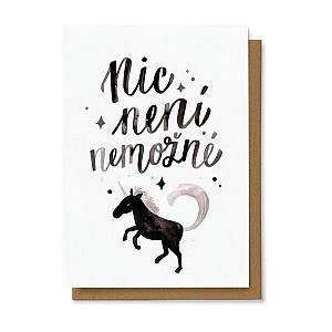 Přání Nic není nemožné