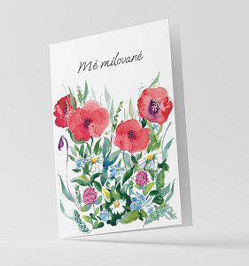 Přání - Orchidej Mojí milované