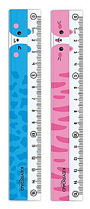 Pravítko KEYROAD Zvířátka, 15cm (mix)