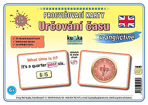 Procvičovací karty - Určování času v angličtině
