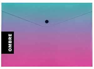 Psaníčko s drukem A4 OMBRE růžová