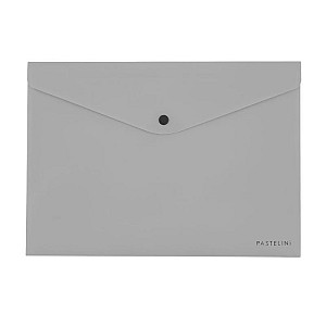 Psaníčko s drukem A4 PASTELINI šedá