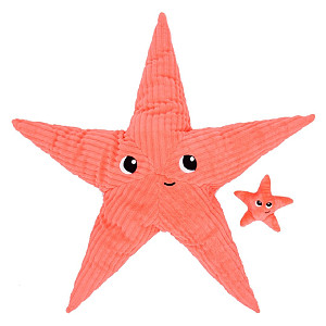 Ptipotos Plyšová hvězdice Wahou korálová (máma s miminkem) 64 cm