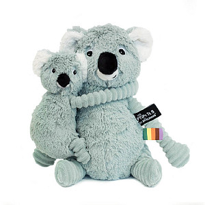 Ptipotos Plyšová koala Trankilou mátová (máma s miminkem) 28 cm