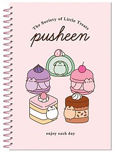 Pusheen Set (kroužkový blok a samolepky)