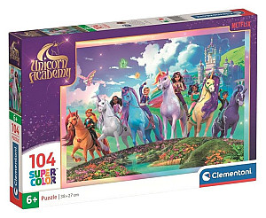 Puzzle Akademie jednorožců 104 dílků