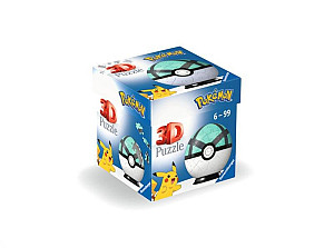 3D Puzzle-Ball: Pokémon Net Ball 54 dílků