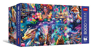 Puzzle Barevný svět 8000 dílků