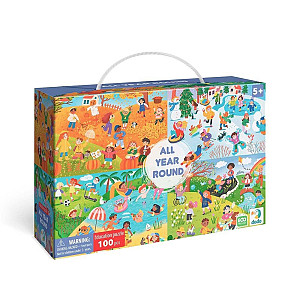 Puzzle Během celého roku 100 dílků