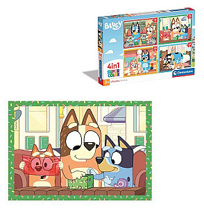 Puzzle Bluey 4v1 (12+16+20+24 dílků)