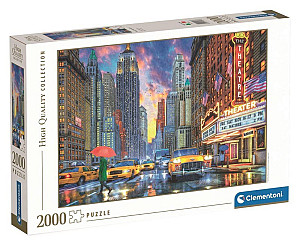 Puzzle Deštivý Manhattan 2000 dílků