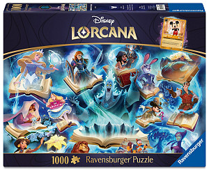 Puzzle Disney Lorcana - Glimmers of the Realm: Safír 1000 dílků