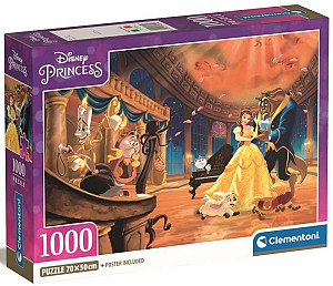 Puzzle Disney Princess: Kráska a zvíře 1000 dílků