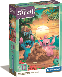 Puzzle Disney: Stitch & Angel 500 dílků