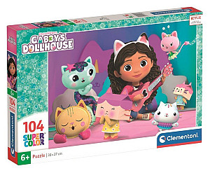 Puzzle Gábinin kouzelný domek 104 dílků