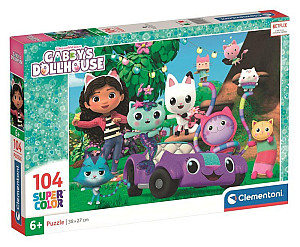 Puzzle Gábinin kouzelný domek 104 dílků