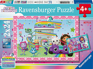 Puzzle Gábinin kouzelný domek 2x24 dílků