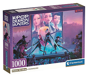 Puzzle Kpop Demon Hunters Compact 1000 dílků