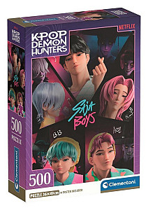 Puzzle Kpop Demon Hunters Compact 500 dílků