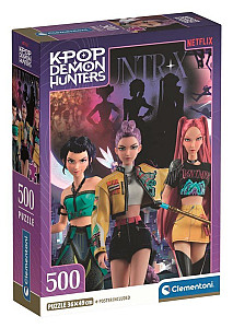 Puzzle Kpop Demon Hunters Compact 500 dílků