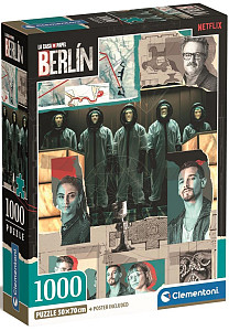 Puzzle La Casa de Papel: Berlin - Jdeme do akce 1000 dílků