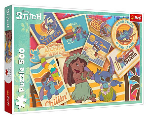 Puzzle Lilo & Stitch: Razítka 500 dílků