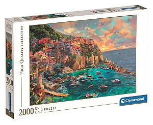 Puzzle Malovaná Manarola 2000 dílků