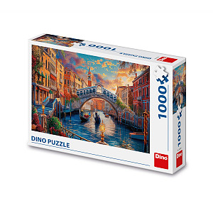 Puzzle Malované Benátky 1000 dílků