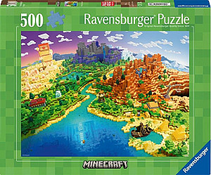 Puzzle Minecraft 500 dílků